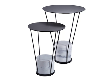LEST - Round metal coffee table by RADAR INTERIOR - view 2